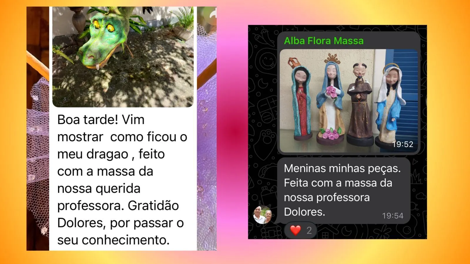 Depoimento da aluna Alba